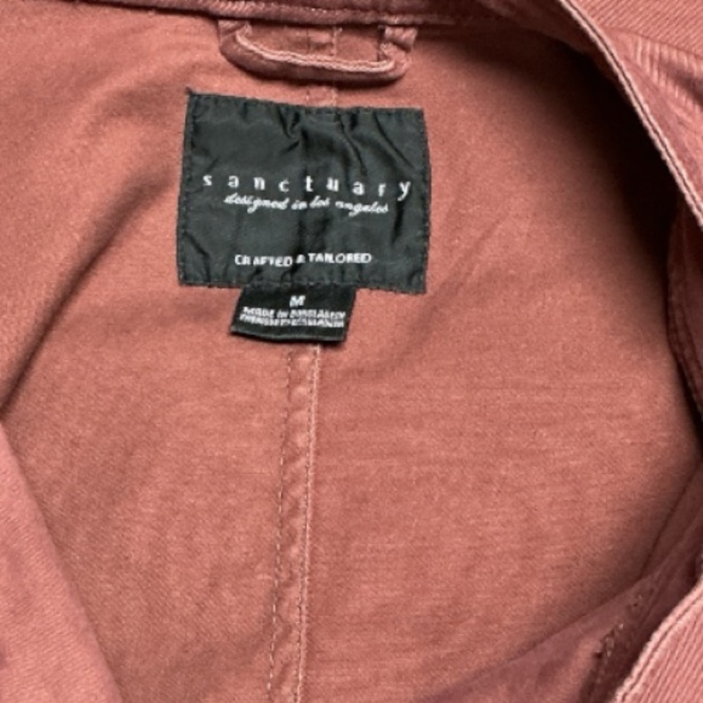 Sanctuary - EC - Reddish Brown Mahogany Utility Jacket - Picture 2 of 3